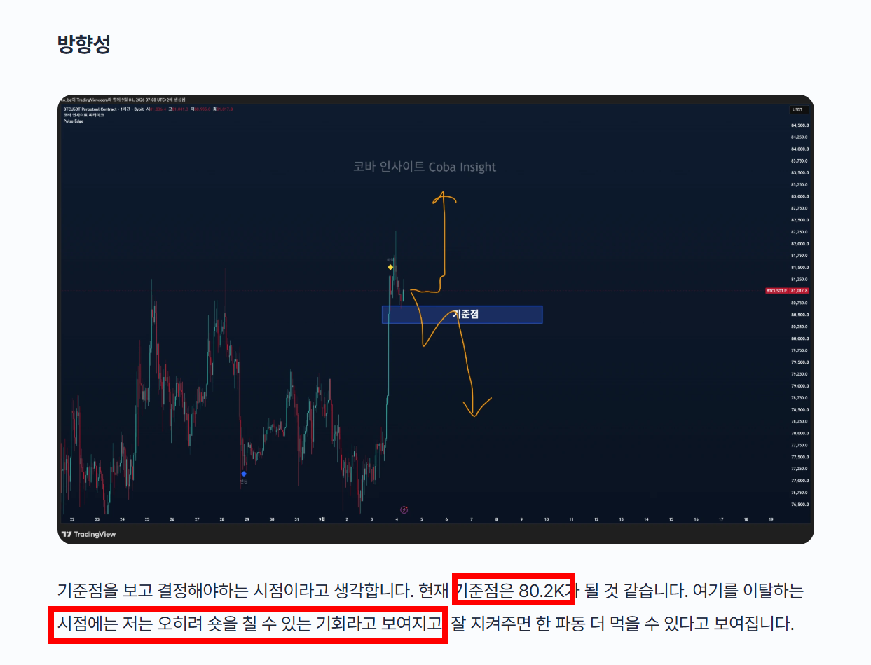 비트코인 79.5K, 기준점을 내줬습니다