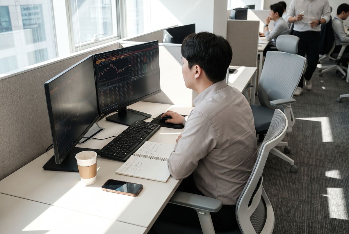 개미는 팔고 큰손은 샀다